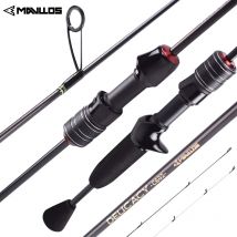 Mavllos Delicacy Canna da lancio ultraleggera Tubolare Punte in carbonio solido Richiamo 0.6-8g/0.8-10g Canna da pesca spinning per basso ultraleggero da 8 libbre