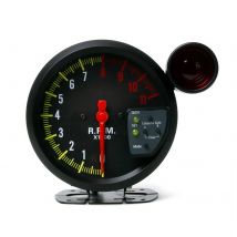 5-Zoll-Drehzahlmesser, 11000 U/min, Rennwagen-Messgerät mit LED-Anzeige für 1–8 Zylindermotor, 12 V Fahrzeuge, Hochleistungs-Tachometer