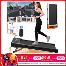 Tapis roulant da passeggio 12 livelli di inclinazione automatica, potente motore da 3,0 HP da 300 libbre, tapis roulant silenzioso per assorbimento degli urti da 1-6 km/h per la casa