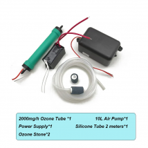 2g Ozongenerator DIY Heimluftreiniger für Wasserpflanzenreiniger Sterilisation Desinfektionszubehör Ozonröhre AC 110V 220V