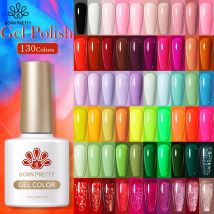 BORN PRETTY 10ml Żelowy lakier do paznokci Żel 130 kolorów Półtrwały, stały lakier żelowy do paznokci Soak Off Żel UV do podkładu Top Coat
