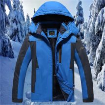 Neue schnell trocknende Herrenjacke für Herbst und Winter, übergroßes, locker sitzendes Modell, gepolsterte, dicke, warme Jacke.