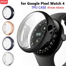 Custodia per Google Pixel Watch 4 41mm 45mm con Protezione Schermo in TPU Anti-Graffio - Accessori per Google Pixel Watch 4