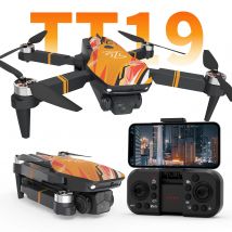 Mini drone TT19 con fotocamera per principianti, fotocamera HD 1080K, evitamento ostacoli 270 ° , Regalo giocattolo pieghevole per quadricottero per bambini, TROARDS