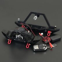 1/10 skala RC Auto Metall Stoßstange und Winde Drahtlose fernbedienung für TRX4 Axial SCX10 Redcat GEN8 RGT 86100 TAMIYA CC01