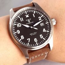 Zegarki Pilot Aviator Diving 39mm Miyota8215 Automatyczny Mechaniczny Zegarek Męski 20BAR Wodoodporny Szkło Szafirowe Stal 316L