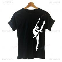 Ballett Tänzerin Harajuku T Shirt Lustige T-shirt Frauen Kleidung Casual Tops Tees Weibliche T-shirt Harajuku Nette Casual Dame