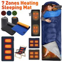 USB elektrische Heizkissen Heizung Isomatte 7 Zonen USB Heizung Schlaf matte Winter Outdoor beheiztes Sitzkissen für Camping