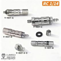 LESU Oil Nozzle Y-1517 High-pressure Quick Disassembly Conversion Joint For RC Hydraulic Excavator Toy Parts Accessories Model