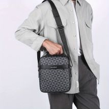 Neue Herrenmode Umhängetasche Street Trend lässig einfache Umhängetasche hochwertige wasserdichte Pu Umhängetasche Herren Geschenk