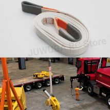 JDM Kranhebeschlinge Abschleppseilschlinge für 1/14 Tamiya RC Muldenkipper JX SCANIA 770S Volvo FH16XL 750 BENZ Arocs MAN TGX LESU Auto