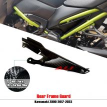 Real Dry Carbon Fiber Für Kawasaki Z900 2017-2023 2020 2022 Z900SE Motorrad Linke Seite Rahmen Trim Körper schutz Verkleidung Panel