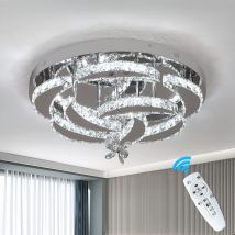 Lampadario moderno Lampada da soffitto K9 Cristallo di lusso Led Soggiorno Sala da pranzo Decor Lampada a sospensione RC Apparecchio dimmerabile Apparecchio per la casa