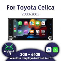 2 Din Android Radio 7 "Schermo Wireless Carplay Auto Multimediale per Toyota Celica 2000-2005 Unità Principale GPS Stereo Wifi di Navigazione