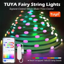 TUYA LED String 200 Led 20M Christmas Tree Fairy String Party Light Copper Wire String Lights For Home Party Christmas Holiday