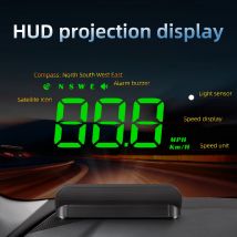 M1 gps hud Auto Head-up-Display Tacho Geschwindigkeit stest Alarmsystem Projektor an Bord Computer Windschutz scheibe Projektor km/h Spur