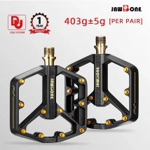 Jawbone MTB Bike Pedals Mountain Bicycle Flat Pedals Aluminum 9/16" Sealed Bearing Lightweight Platform Cycling Accessories