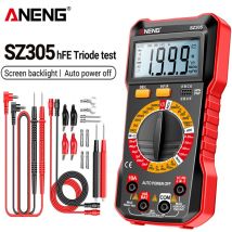 ANENG-multímetro Digital SZ305, condensador amperímetro de voltaje CA/CC profesional, triodo hFE, probador de electricista de inducción de voltaje NCV