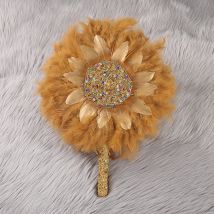 Festival Feder Fan, für Tanz, Blütenblatt Form, Party Dekorationen, Hochzeit, Party Dekorationen Geburtstag, Herbst Dekor, Weihnachten