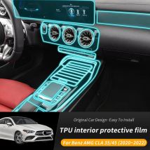 Für Mercedes-Benz CLA 35/45 AMG 20-22 C118 Auto Interior Center Konsole Transparente TPU Schutz Film Anti-scratch Reparatur Film