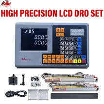 HXX GCS906-2 Kit DRO LCD a 2 assi Fresatura Tornio Grider Display di lettura digitale con 2 pezzi 5um Righello ottico Encoder scala lineare
