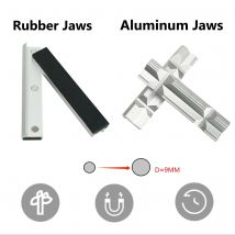 Copertura protettiva magnetica per morsa 4-8 '' Ganasce Proteggi copertura Utensili manuali in gomma in lega di alluminio Accessori protettivi per morsa da banco