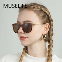 MUSELIFE Fashions 2025, ovale kleine Sonnenbrille, transparent, klassisch, UV400, Sonnenbrille, Trends, weiblich, transparente Farbtöne für Damen
