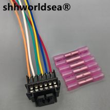 Shhworldsea lampada posteriore con presa connettore automatico a 6 pin 7701477989 7703297051   Per Renault Clio II spina di riparazione del telaio del cablaggio della luce posteriore
