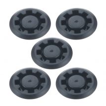5pcs Car Door Lock Fixing Hole Blanking Plugs Cap Grommets Fit for Toyota RAV4 Plastic Door Rubber Cover Automobile Accessories