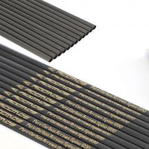 12 stücke reiner Kohlenstoff pfeils chaft id 4,2mm 31 ''Rücken 300-1500 Carbon rohr für Bogens chießen DIY Jagd schießen