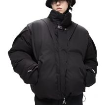 Herrenmode Übergroße Hip Hop Puffy Parkas Winter Warm Puffer Mantel Baumwolle Gepolstert Dicke Thermo Designer Wattierte Jacke