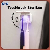 Sterilizzatore per spazzolini UV Led-99,99% Sterilizzazione Disinfettante per casa e viaggio, Adatto per spazzolini elettrici