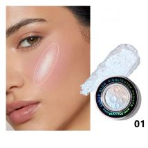 3-Farben-Diamant-Highlighter-Puder-Palette, Glitzer-Gesichtskontur, Aufhellung des Make-ups, Schimmer, ultrakonzentrierte, beleuchtete Kosmetik