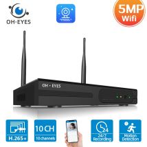 H.265 Wifi NVR 10CH 5MP Drahtlose NVR Recorder Menschlichen Erkennung Für Drahtlose Sicherheit System 8CH CCTV NVR Sicherheit Video Recorder