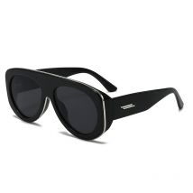 Oversized Y2K Punk Pilot Sunglasses Women 2025 Luxury Brand Vintage Shield Oval Sunglass Fashion Outdoor Toad Mirror For Ladies