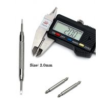 Watch Band Pin 2.0mm Diameter Spring Bar Watch  Accessories Part Stainless Steel Spring Rod Link Pins 16mm 20mm 22mm Width Size