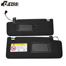 Für VW Tiguan L II Touran L II 2017-2020 Schwarz Grau Front Sonnenblende Panel Mit Make-Up Spiegel 5TD 857521   5TD 857522