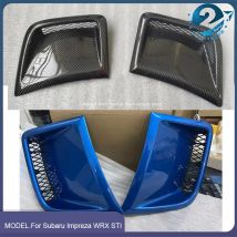 Front Stoßstange Seite Luftstrom Vent Seite Vents Dekorative abdeckung platte Garnieren haube shell Für Subaru Impreza WRX STI 10th 2008-2014