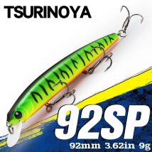 TSURINOYA 92SP Aussetzung Minnow Angeln Lockt DW78 92mm 9g 3 Haken Künstliche Harten Köder Lange Casting Hecht Köder