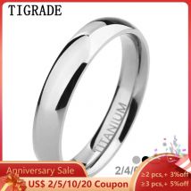 TIGRADE 6 millimetri Mens Wedding Band Spazzolato Lucido In Titanio Semplici Anelli Di Fidanzamento Per Le Donne della signora Dei Monili di Barretta Anel Feminino
