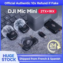DJI Mic Mini micrófono inalámbrico, 2 TX + 1 RX + estuche de carga