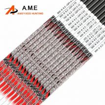 6/12 stücke 32 Zoll Reinem Kohlenstoff Pfeil Wellen Bogenschießen ID 6,2mm Bogenschießen Schrauben Spine 300 350 400 500 600 700 800 für Bogen Jagd Schießen