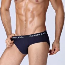 L-7XL Plus Größe Solide Farben Männer Höschen Atmungs Eis Seide Mann Dessous Brief Drucken Bund Unterhose 3D-Stunde Männliche briefs