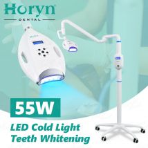 55 W Zahnaufhellung LED-Licht Zahnaufhellungsmaschine mit Rädern 8 Glühbirnen Blaulicht Zahnmedizin Bleaching Lampe Licht Zahnmedizin