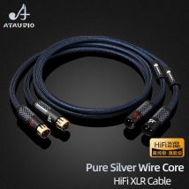 Ataudio reines Silber 2xlr Audio kabel für Verstärker mischer Hi-End-Flaggschiff 2xlr Stecker zu Buchse symmetrisches Mikrofon Hifi-Kabel