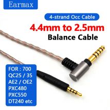 Per BOSE QC25 QC35 QC45 LIVE2 DT240pro PCX550 Y50 Y50BT Y55 Auricolare Sostituibile 4.4mm 2.5mm Cavo di aggiornamento bilanciato