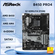 ASRock B450 Motherboard B450 PRO4 Motherboard unterstützt Ryzen 5600G 5700 5800X1600 4300 3000 320GE CPU AM4 DDR4 128G ATX