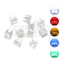 10 Stück 3 mm F3 Piranha LED Weiß Rot Blau Grün Gelb Bernstein Klar 3 mm LED-Diode Leuchtdiode 4-polige Dioden Helligkeit