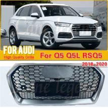 Für Audi Q5 Q5L 2018 2019 2020 Auto Front Stoßstange Grille Center Panel Styling Oberen Grill Original auto stil Medium net