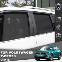 Per Volkswagen VW T-CROSS 2018-2024 Magnetico Auto Parasole Visiera Parabrezza Anteriore Tenda Lato Posteriore Finestra Del Bambino Maglia Parasole